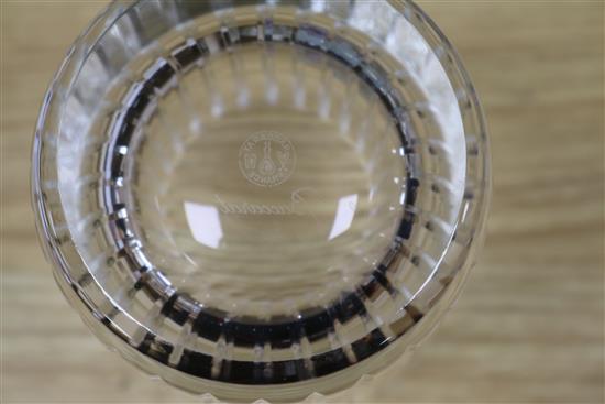 A set of eight Baccarat Harmonie pattern whisky tumblers